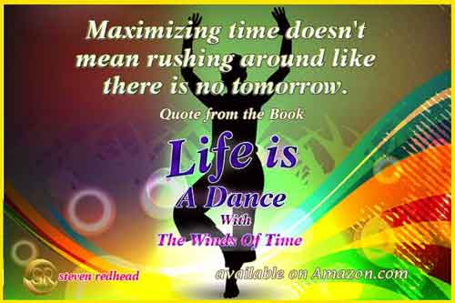 Life Is A Dance Book Quote